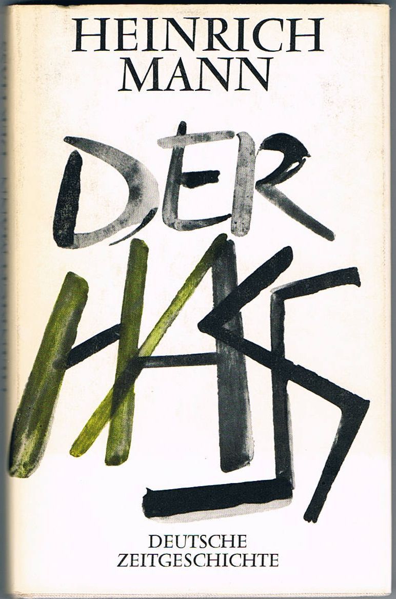 Cover: Heinrich Mann Der Hass
