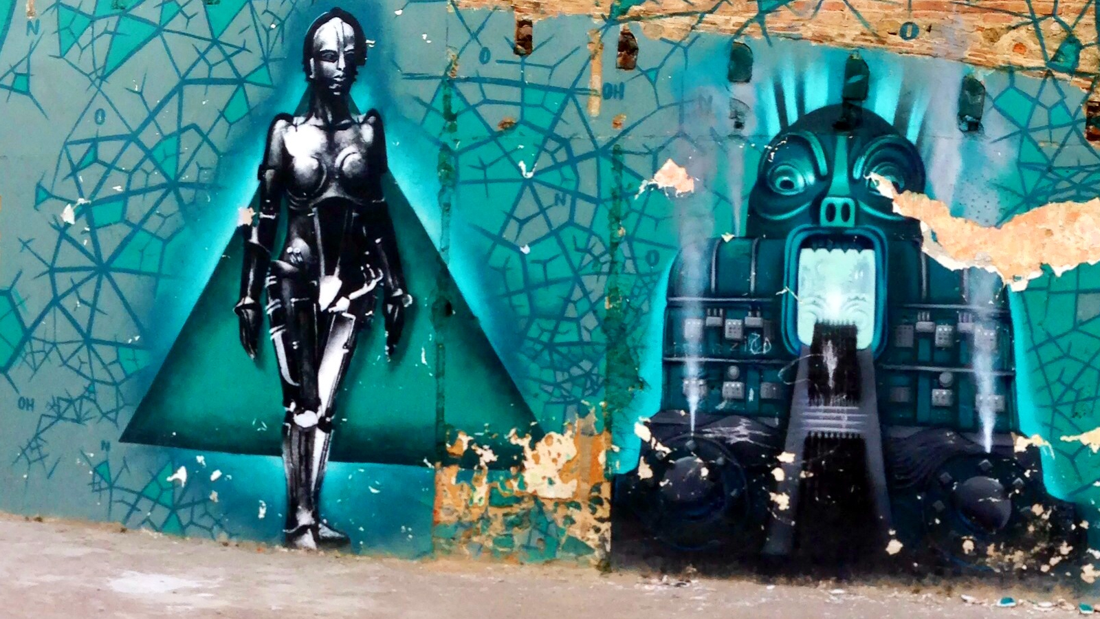 graffiti Maschinen Maria und der Höllenschlund